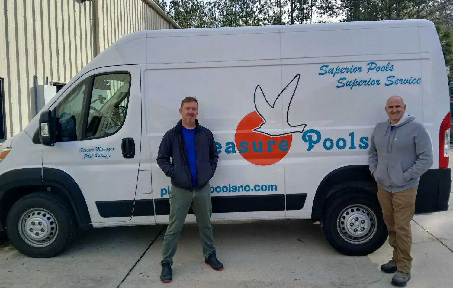 Phil Palazzo and Mike Hart, Service Department