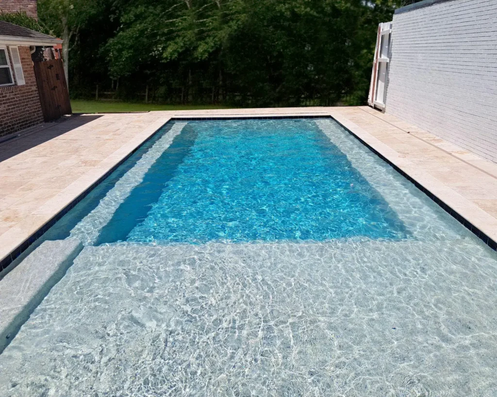 After renovation picture of a pool in Lake Terrace.
